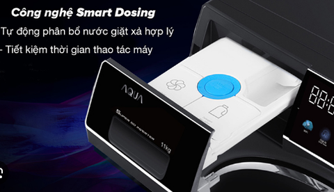 Máy giặt Aqua AW10-BD4377U1L(GN) Inverter 10kg – Giặt sạch thông minh, bảo hành trọn đời động cơ
