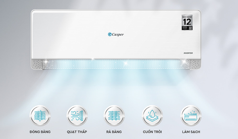 Tư vấn Điều hòa Casper Inverter 9000btu QC-09IS36 sản phẩm bán nhiều năm 2024