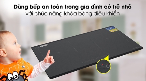 Những tính năng an toàn trên bếp từ đôi Kocher DIB4-888MI