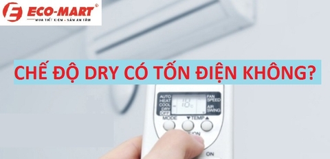 Chế độ hút ẩm trên điều hòa có tốn điện không?