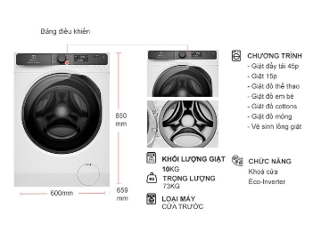 So sánh máy giặt Electrolux EWF1023P5WC và LG FV1412S3B: Lựa chọn nào phù hợp cho gia đình bạn?