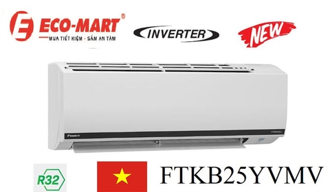 Review điều hòa Daikin 1 chiều 9000BTU Inverter FTKB25YVMV mới 2024