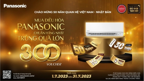 Mua điều hòa Panasonic, Chuẩn Hãng Nhật, Trúng Quà lớn