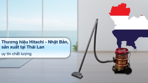 Đánh giá chi tiết máy hút bụi Hitachi CV950F