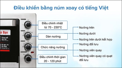 Hướng dẫn cách sử dụng lò nướng Sharp đúng cách