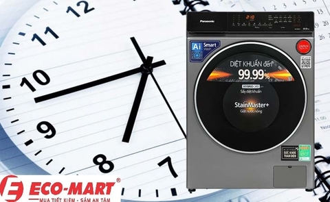Cách hẹn giờ máy giặt Panasonic