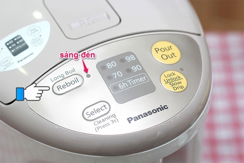 Hướng dẫn sử dụng bình thủy điện Panasonic dòng NC-EG