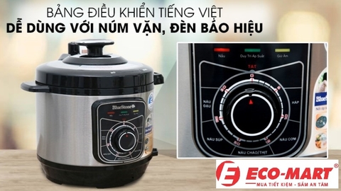 Hướng dẫn sử dụng nồi áp suất điện Bluestone PCB5619