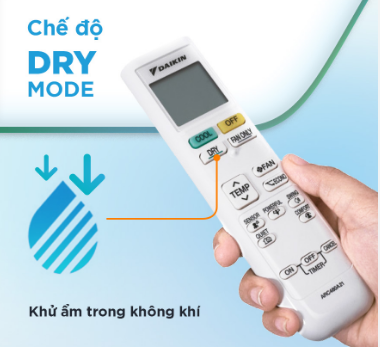 Khi nồm ẩm sử dụng chế độ hút ẩm Điều hòa Daikin ra sao lợi ích thế nào ?