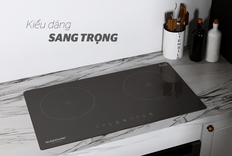 Review chi tiết bếp từ đôi Sunhouse SHB9111MT
