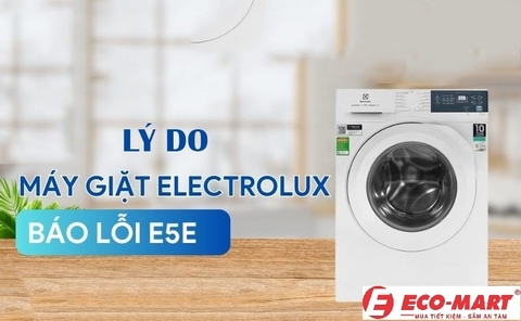 Lý do máy giặt Electrolux báo lỗi E5E