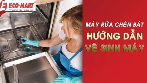 Thực hiện quy trình vệ sinh sâu cho máy rửa bát Kocher KDEU8828(SM)