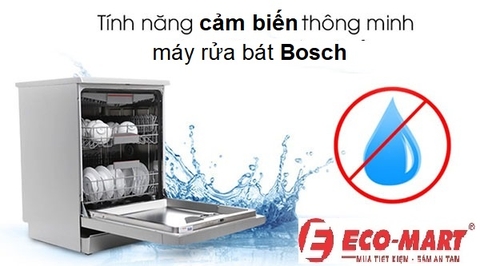 Cảm Biến Thông Minh Trong Máy Rửa Bát Bosch SMI6ZCS49E Serie 6 - Rửa Sạch Không Cần Lo Lắng