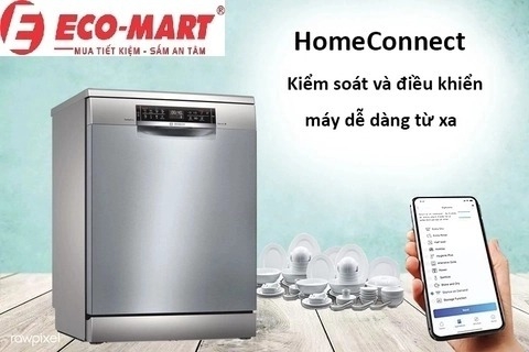 Trải Nghiệm Điều Khiển Máy Rửa Bát Bosch Series 8 Qua Ứng Dụng Home Connect -  Có Dễ Dùng Không?