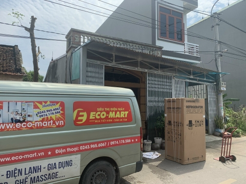 Qúa trình Giao Và Lắp Đặt Tủ Samsung RF59C766FB1/SV 648 Lít Tại Lạng Giang, Bắc Giang