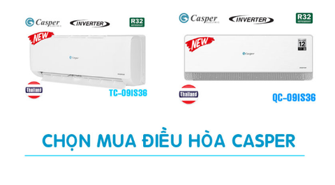 So sánh điều hòa Panasonic RU9AKH-8 và Casper QC-09IS36: Chất lượng có tỷ lệ thuận với giá tiền?