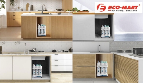 Máy lọc nước Karofi KAQ-U05 10 cấp lọc, sang trọng, hiện đại, lắp gầm