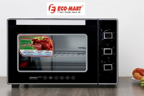 Đánh giá chi tiết lò nướng Sanaky VH5099S2D 50 lít nướng gà nguyên con tại nhà