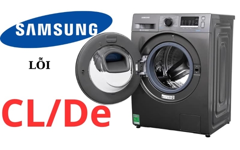 Lỗi CL/DE trên máy giặt Samsung: Nguyên nhân và cách khắc phục chi tiết
