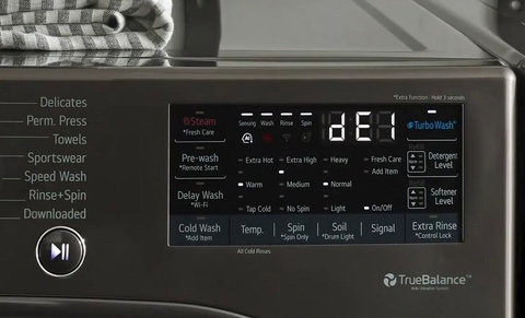 Lỗi DE1 máy giặt LG. Nguyên nhân và cách khắc phục dễ dàng