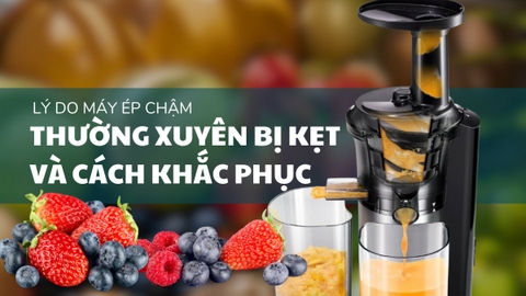 Nguyên nhân máy ép chậm bị kẹt trục ép là gì?
