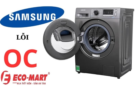 Máy giặt Samsung lỗi OC do đâu?