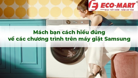 Cách tối ưu hóa hiệu quả giặt trên máy giặt Samsung WW12CB944DGBSV