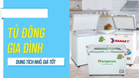 Top 3 tủ đông từ 5-7 triệu đáng mua nhất hiện nay