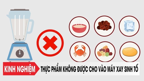 9 thứ không nên cho vào máy xay sinh tố, các bà nội trợ cần lưu ý