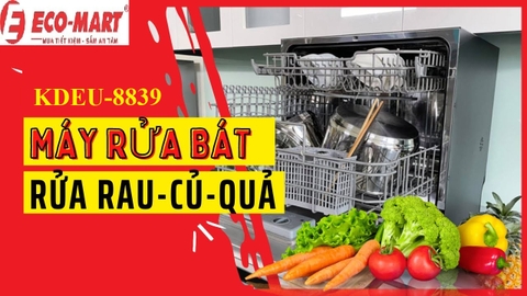 Phân tích chi tiết chức năng rửa hoa quả tiện lợi của máy rửa bát Kocher KDEU-8839