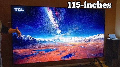 Chi tiết TV TCL Mini LED 115 inch 115QM89 siêu lớn với công nghệ siêu đỉnh năm 2024