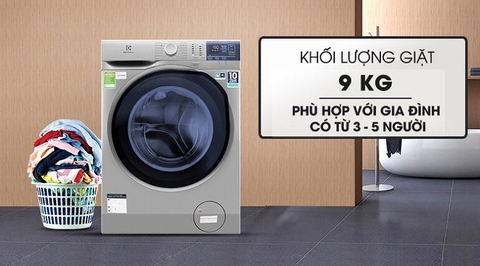 Máy giặt Electrolux 9kg loại nào tốt và tiết kiệm, đáng để sử dụng