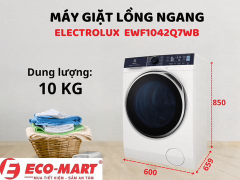 4 công nghệ nổi bật của máy giặt Electrolux EWF1042Q7WB