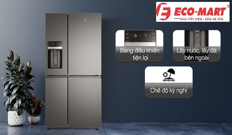 Có nên mua tủ lạnh Electrolux EQE6879A-B? Điểm mạnh + Yếu cần biết