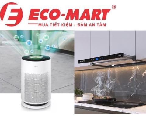 Máy lọc không khí có thể thay được máy hút mùi không?