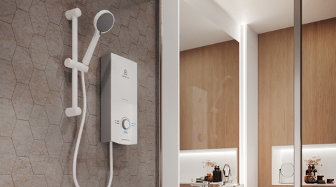 Review chi tiết bình nóng lạnh trực tiếp Ariston AURES PREMIUM 4.5P PEARL