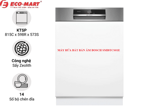 Phân tích chi tiết công nghệ IntensiveZone của máy rửa bát Bosch Series 8 SMI8TCS01E