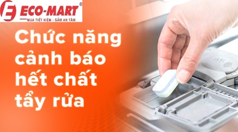 Phân tích Chức năng cảnh báo hết chất tẩy rửa của Máy rửa bát Bosch SMS6ZCI42E