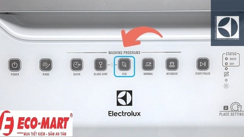 Nguyên nhân máy rửa bát Electrolux báo lỗi ECO
