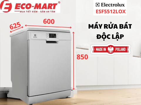 Giải Pháp Khắc Phục Sự Cố Thường Gặp Trên Máy Rửa Bát Electrolux ESF5512LOX
