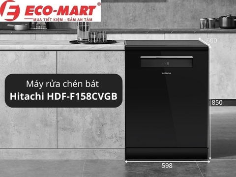 Đánh giá chi tiết máy rửa bát Hitachi HDF-F158CVGB