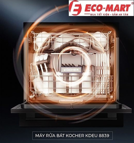 Phân tích chi tiết công nghệ sấy AIR TURBO của máy rửa bát Kocher KDEU-8839