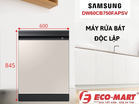 Máy Rửa Bát Samsung Bespoke DW60CB750FAPSV – Đánh Giá Chi Tiết Cho Gia Đình Hiện Đại