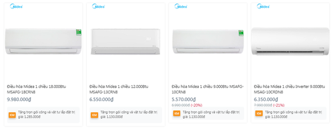 So sánh điều hòa Midea và Funiki 9000 BTU loại cơ: Chênh nhau nhỏ về giá – nhưng khác biệt lớn về độ bền và bảo hành