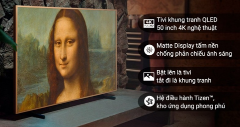 Tivi Khung Tranh Samsung QA50LS03B hạ sâu về dưới 11 triệu
