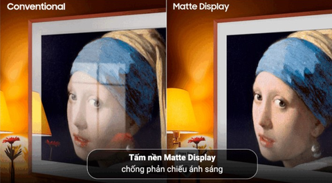 Công nghệ màn hình Matte Display trên TV Samsung QA55LS03BAKXXV đặc biệt thế nào ?
