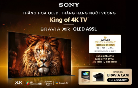 Đánh giá Sony Bravia XR OLED A95L - TV OLED 4K TOP 1 năm 2023