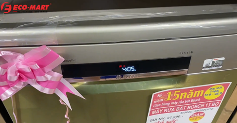 Video đánh giá máy rửa bát BOSCH nhập Đức SERI 6 SMS6ZCI11E