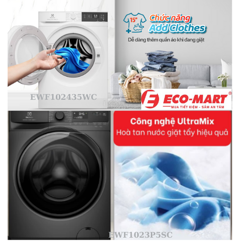 Nên mua máy giặt Electrolux 10kg EWF1023P5SC hay EWF1024D3WC