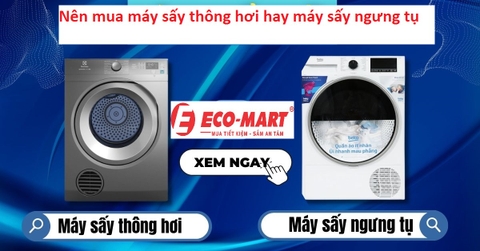 Nên mua máy sấy thông hơi hay máy sấy ngưng tụ, bơm nhiệt?